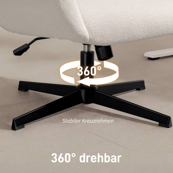 Bürostuhl 921-894V00CW Cremeweiß