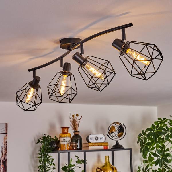 Deckenleuchte Campo 42 x 14 x 47 cm - Flammenanzahl: 4 - Metall