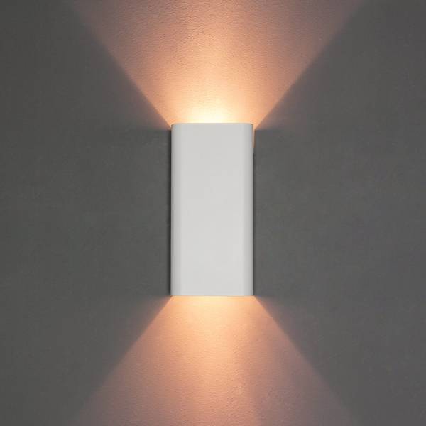 Applique murale BERGEN Blanc - Métal - 11 x 23 x 7 cm