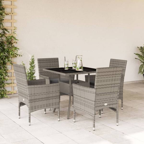 Garten Essgruppe 3037833-2 (5-teilig) Grau