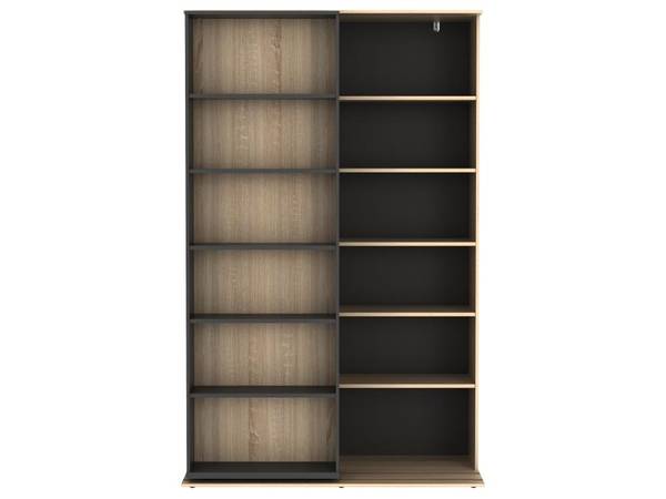 Bücherregal PRALI Anthrazit - Hellbraun