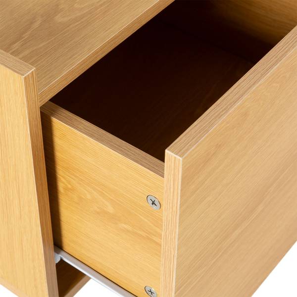 Table de chevet Siren Marron - Bois manufacturé - 40 x 50 x 45 cm