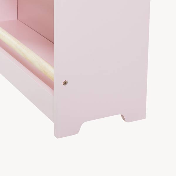 Kinderregal Virer Pink - Kiefer - 60 x 78 x 18 cm