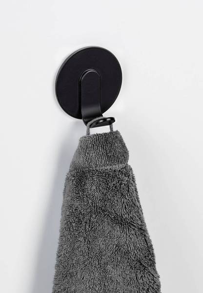 Handtuchhaken BIVIO Schwarz - Metall - 6 x 7 x 4 cm