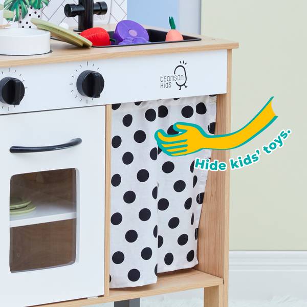 Kinderspielset für Kinder Holzkücher Holzwerkstoff - 33 x 75 x 51 cm