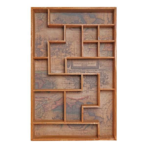 Letterkast F35 bruin - den - 45 x 70 x 8 cm