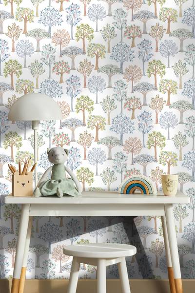 Tapete 641112 Blau