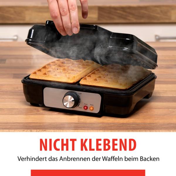 Waffeleisen MEALWA588001 Silber - Kunststoff - 25 x 10 x 24 cm