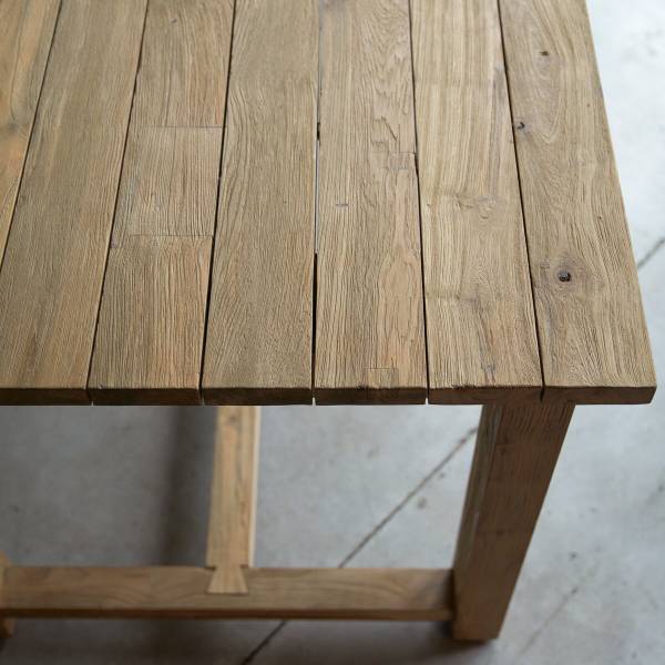 Tisch Teresa Beige - Teakholz - 200 x 76 x 90 cm