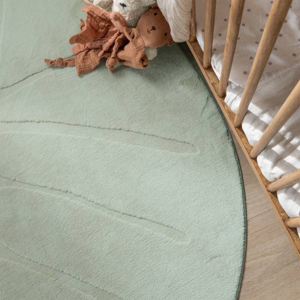Teppich Coco Leaf Grün - 160 x 230 cm