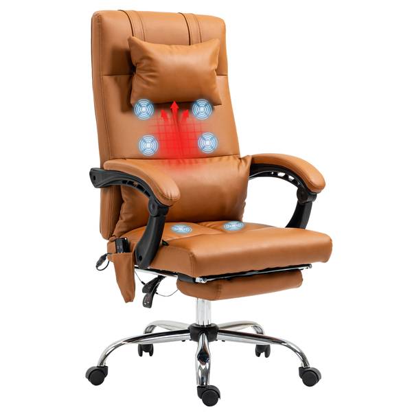 Bürostuhl 921-659V90LR Braun - Kunstleder - 67 x 122 x 66 cm