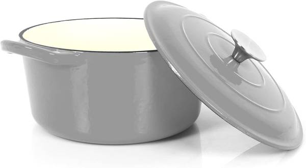 Schmortopf EW-GE-1365G Grau - Gusseisen - 24 x 12 x 31 cm