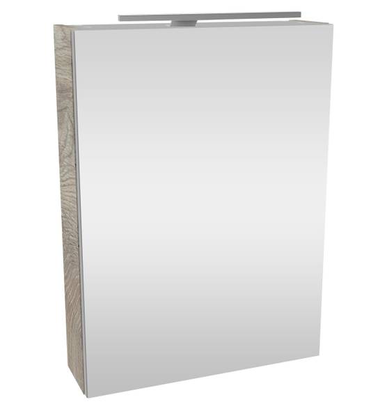 Spiegelschrank SBC Stanford Braun Grau - Holzwerkstoff - 60 x 75 x 32 cm