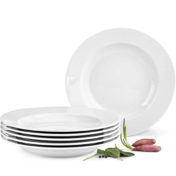 Suppenteller MUSCARI (6er-Set) Weiß