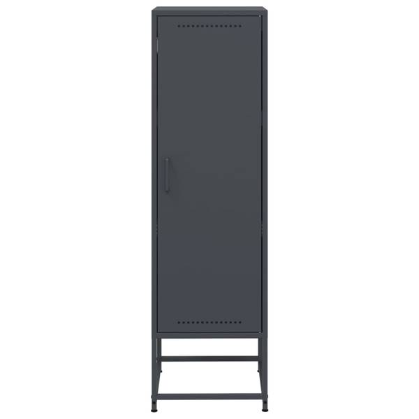 Highboard DE6966 Grau - Metall - 39 x 123 x 36 cm