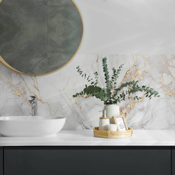 Klebepaneele Marmor Eleganter 100 x 50 cm