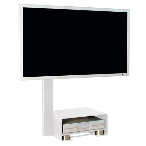TV Möbel move art 125-W Weiß - Metall - 40 x 100 x 60 cm