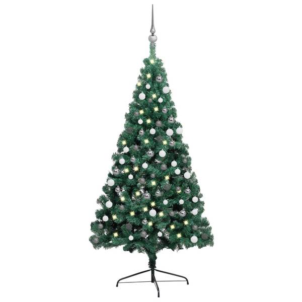 Künstlicher Weihnachtsbaum 3009436-3 Grau - Grün - 68 x 120 x 68 cm