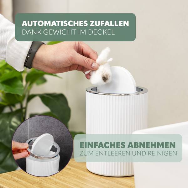 Minikosmetikeimer Gavello 90318 Weiß