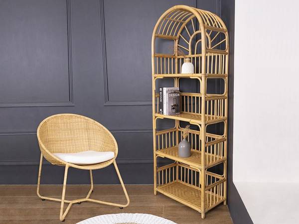 Regal IRISOU Beige - Rattan - 65 x 180 x 35 cm