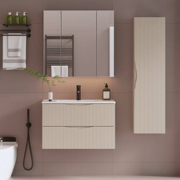 Badmöbel Tao 2er-Set Beige