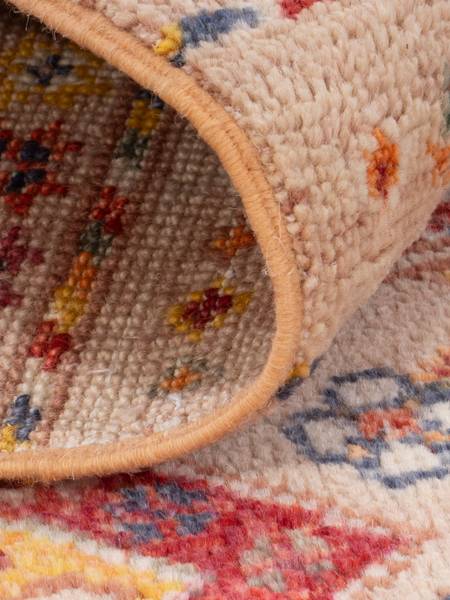 Orientteppich Oriental Beige - Naturfaser - 153 x 1 x 185 cm