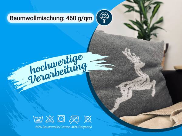 Kissenbezug 00000549 Grau