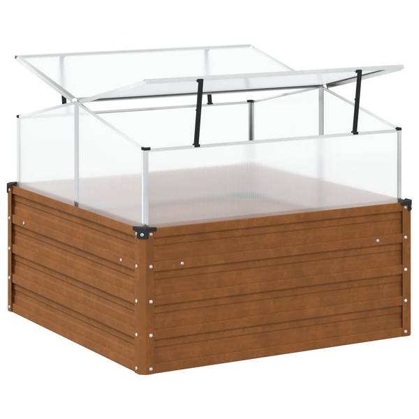 Hochbeet 3000407 Braun - Metall - 100 x 77 x 100 cm