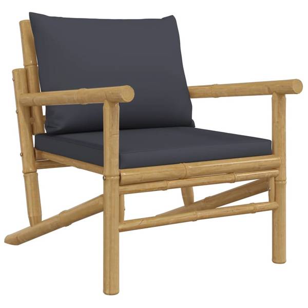 Garten Lounge Set 3028695-3 (3-teilig) Braun - Dunkelgrau - Grau