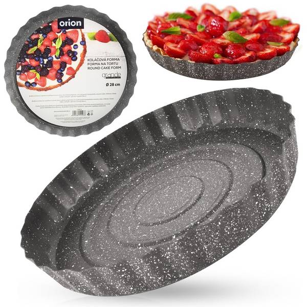 Tarteform 120014 Grau - Metall - 28 x 4 x 28 cm