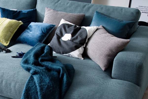 Big Sofa MADELINE Petrol - Tiefe: 170 cm