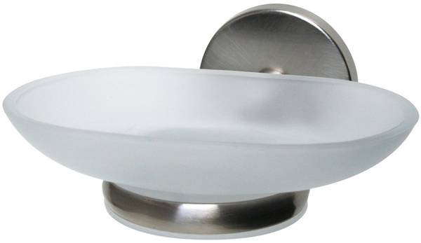 Seifenhalter Seifenschale Fusion Grau - Glas - 7 x 21 x 19 cm