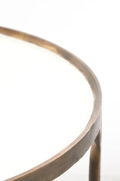 Tisch ELI Weiß - Metall - 85 x 42 x 85 cm