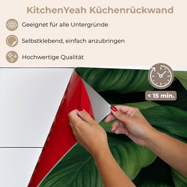 KÜCHENRÜCKWAND Blätter 250 x 60 cm