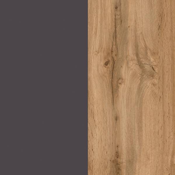Badmöbel-Set VASTO-03-45 3er-Set Grau - Spiegelglas - 135 x 200 x 47 cm