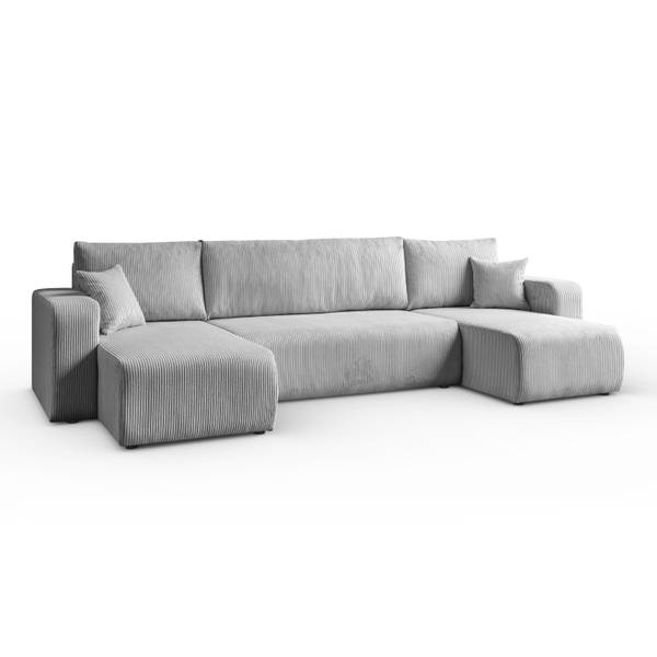Ecksofa PRESTIGE U Hellgrau