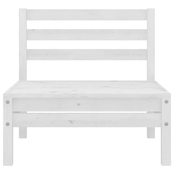 Salon de jardin  3010479 (lot de 4) Blanc - Pin - 64 x 63 x 64 cm