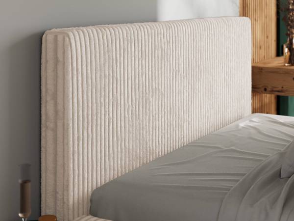Polsterbett TILIANO CLASSIC Beige - Breite: 196 cm - Ohne Matratze