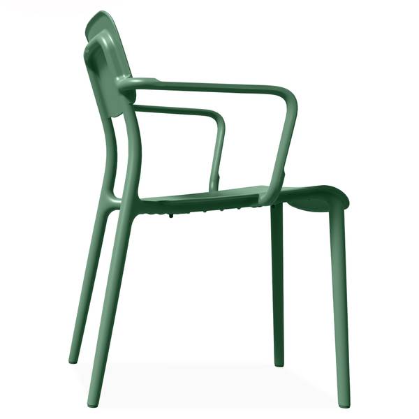 Gartenstühle GALIO B 4er Set Grün - 4er Set