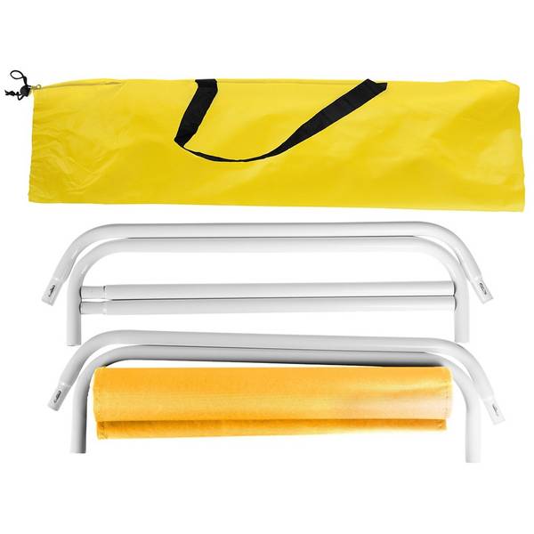 Strandliege 489272 Gelb - Metall - 52 x 60 x 86 cm