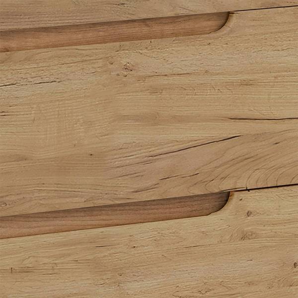 Waschtisch LUTON-56-372 Braun - Holzwerkstoff - 121 x 76 x 46 cm