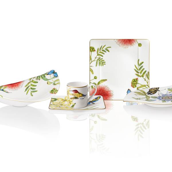 Espresso-Set Amazonia 12-teilig Porzellan - 11 x 8 x 15 cm