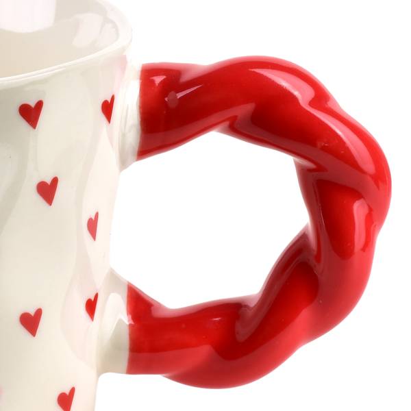 Becher MAGGIE Rot - Keramik - 14 x 8 x 9 cm