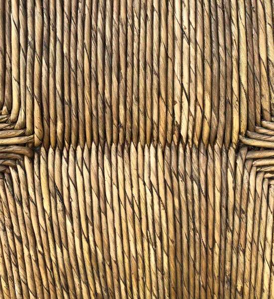 SESSEL AUS HOLZ UND PANDANO 60 x 83 x 75 Braun - Massivholz - 60 x 75 x 83 cm