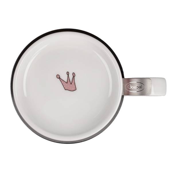 Teetasse Freundlieb - Ich muss gar nix Pink - Porzellan - 8 x 14 x 12 cm