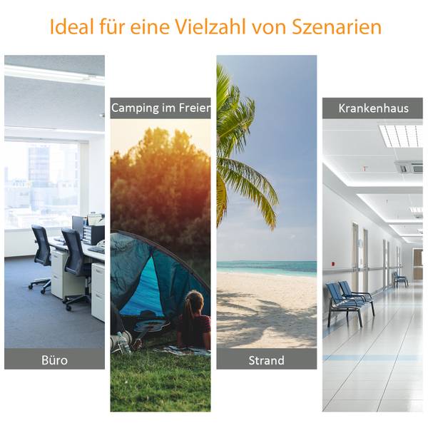 Campingbett A20-116BK Schwarz - Metall - 68 x 52 x 190 cm