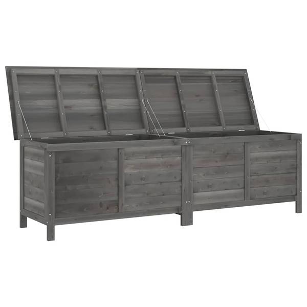 Gartentruhe M684818 Anthrazit - 199 x 57 x 50 cm