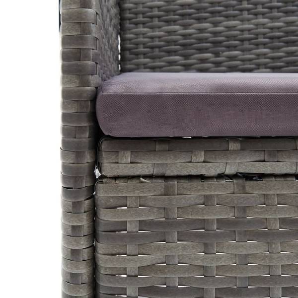 Garten-Essgruppe 3012262-1 (3-teilig) Braun - Grau