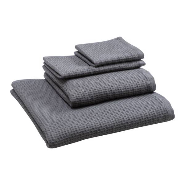 Serviette pour invités LUGANO Anthracite - 30 x 50 cm