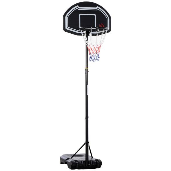 Basketballkorb A61-028RD Schwarz - Metall - 48 x 254 x 76 cm